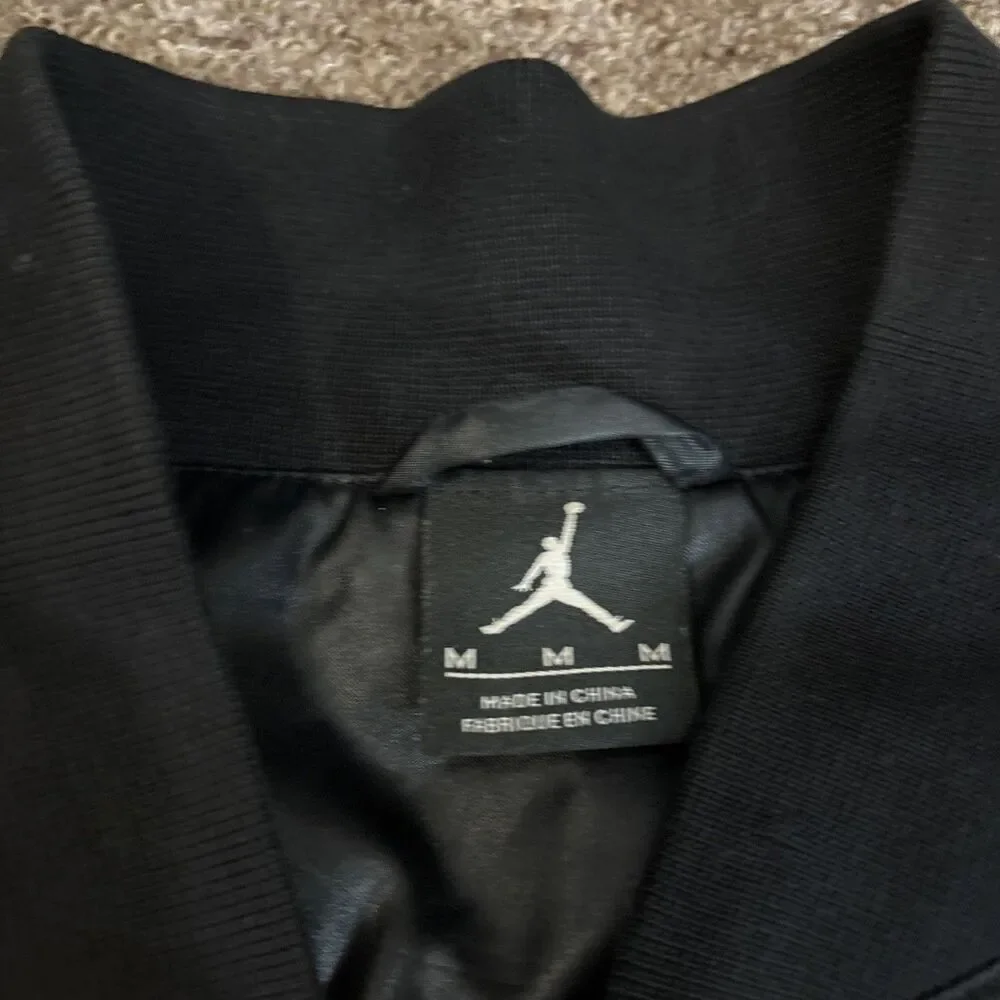 Air Jordan 23 Varsity Jacket Black Basketball Patch Men’s L 833918-010